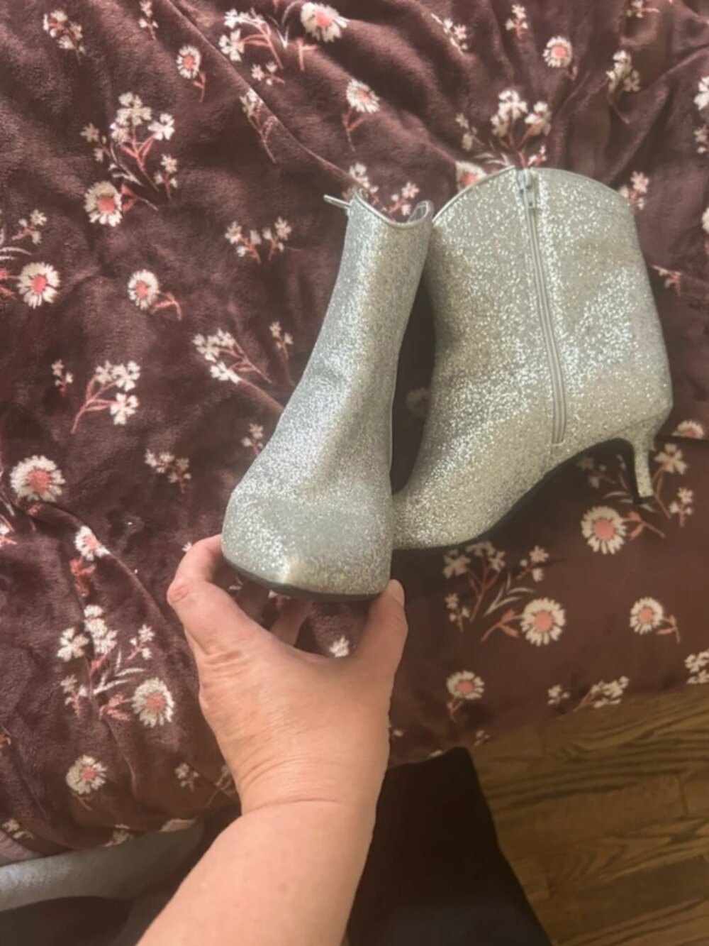 Boots silver size 9